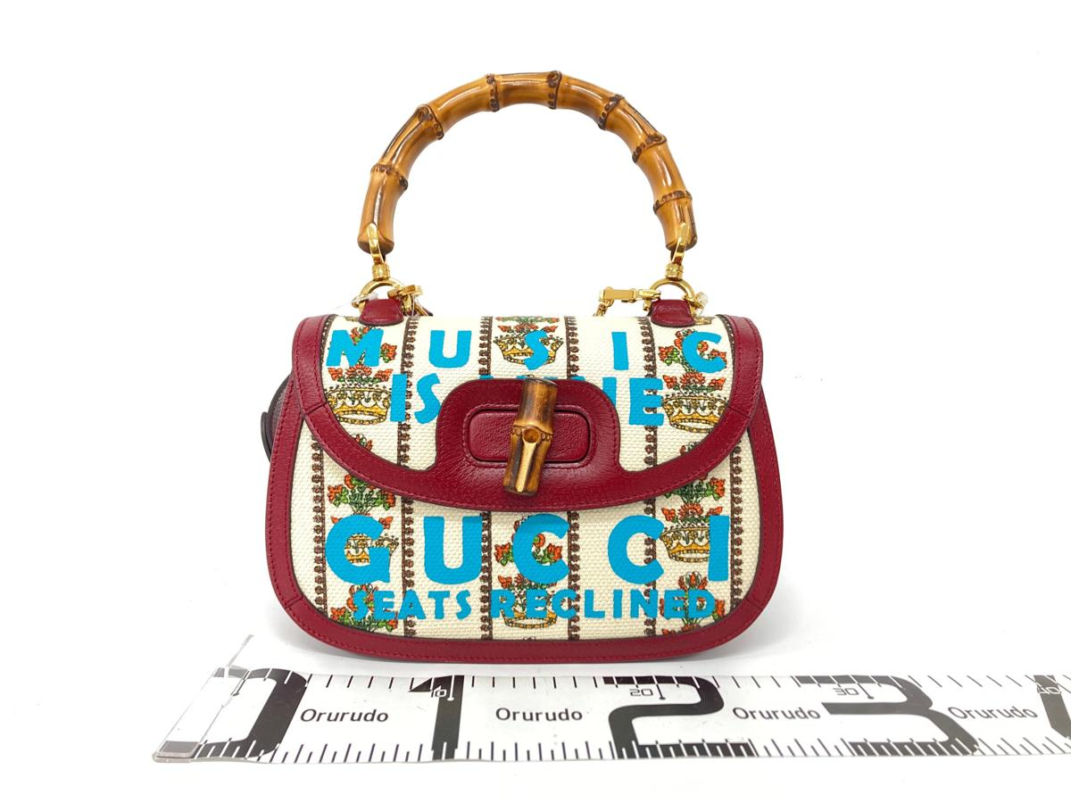 GGスプリーム バンブーバッグ100周年記念モデル ハンドバッグ