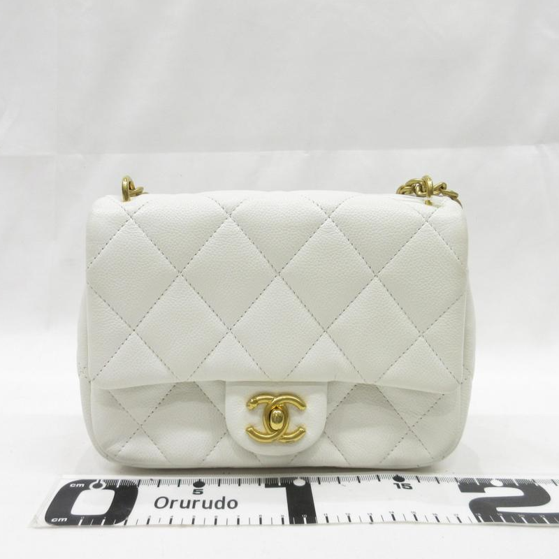 ミニマトラッセ チェーンショルダー G金具 白