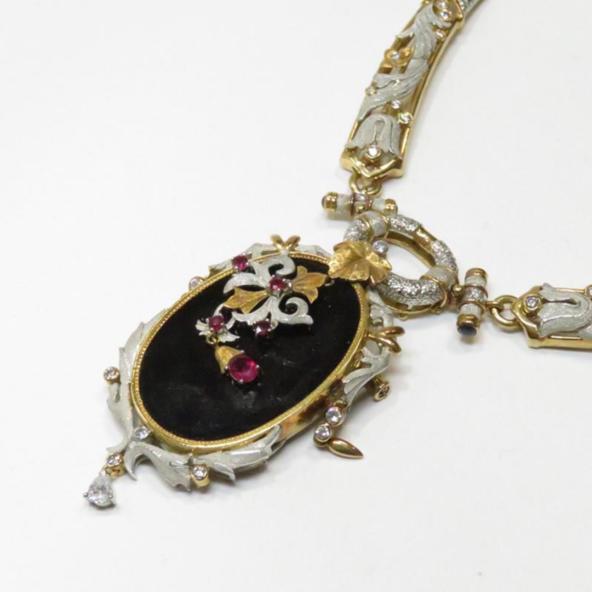 石川暢子 オニキス K18/PT900 FD 80.7g			