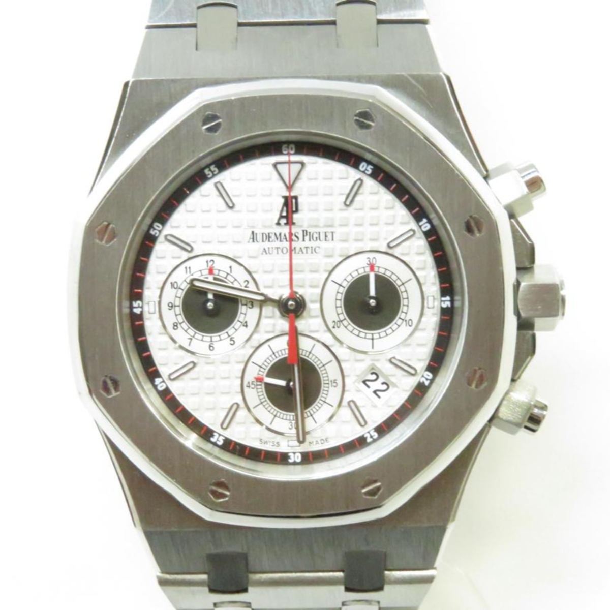 26300ST.OO.1110ST.06 ロイヤルオーク クロノグラフ シルバー/黒 SS AT